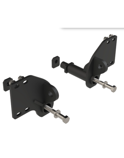 BLACK Grill Guard plastic bumper XG GEN 3 (EXTREME DUTY PLUS) and bracket