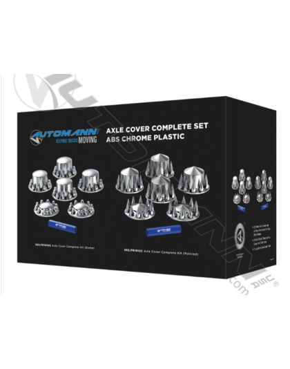 Axle Cover Complete Set Chrome ABS FOR WHEEL 11RX22