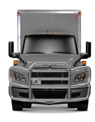 GRAY BUMPER GRILL FULL EXTENDED BUMPER