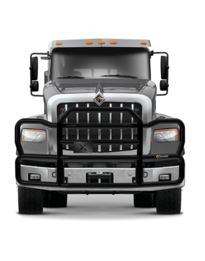 BLACK Grill Guard HX and bracket FULL